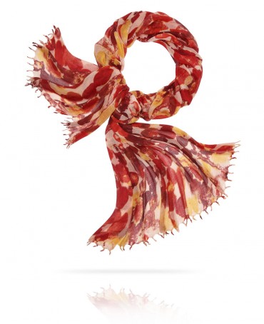 Палантин Женский W40.120-LABITINTHE/ROUGE