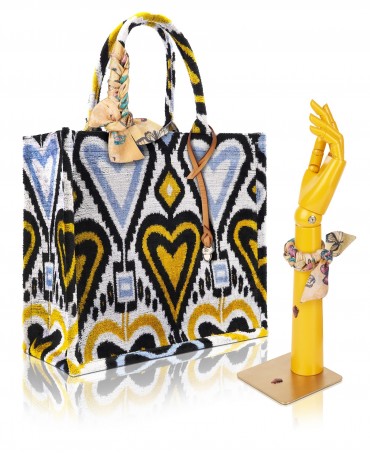 Шелковый (Бахмаль) тоут Grand (L) LUDUS FORTUNA! (Игра фортуны!) LUDUS FORTUNA!/L