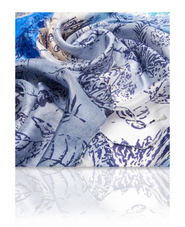 Палантин Женский S30-ICE.AGE/BLUE