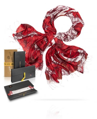 Палантин Женский S30-RENAISSANCE.FL/RED