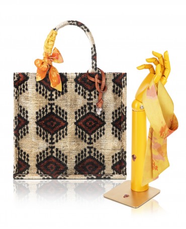 Шелковый (Бахмаль) тоут Moyen (M) OCULI TERAE! (Глаза земли!) OCULI TERAE!/M