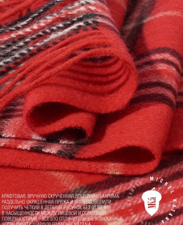 Шарф Унисекс FTQ.W220_A45/ROUGE.SCOT