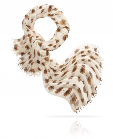 Палантин Женский W40.120-FL.PETITE/BLANC