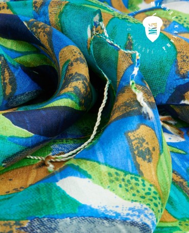 Палантин Женский S30-MONET/GREEN