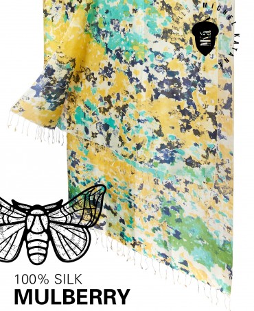 Палантин Женский S30-MAZE/GREEN