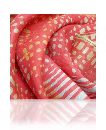 Палантин Женский SN40-GRAPHICALE/PEACH