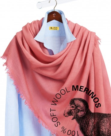 Палантин Унисекс JW100-BERGE/OLD.ROSE