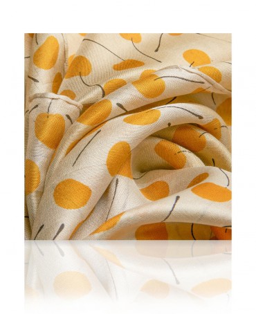 Палантин Женский SN40-CHERRY/TAUPE