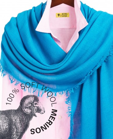 Палантин Унисекс JW100-BERGE/DENIM