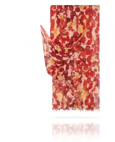 Палантин Женский W40.120-LABITINTHE/ROUGE