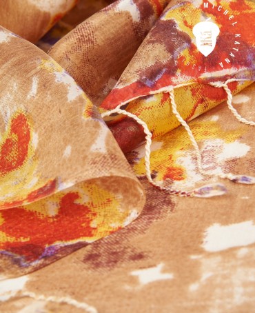 Палантин Женский S30-MAZE/YELLOW