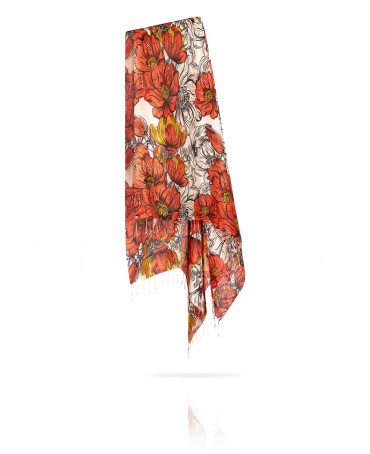 Палантин Женский S30-RENAISSANCE.FL/ORANGE