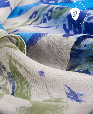 Палантин Женский SN40-MIND/BLUE