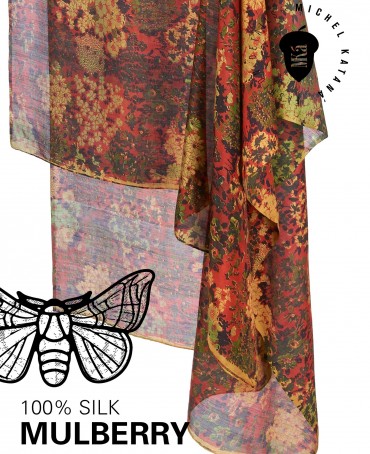 Палантин Женский SN40-SPRING/RED