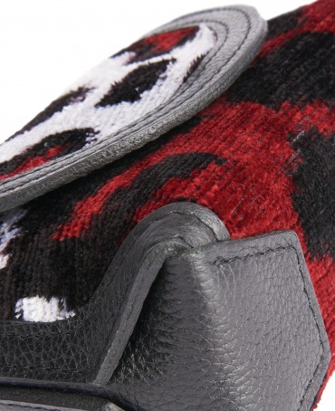 Шелковая (Бахмаль) Сумочка RUBRA SYNCTA! (Бордовая синкопа) Bebe_RUBRA SYNCTA!