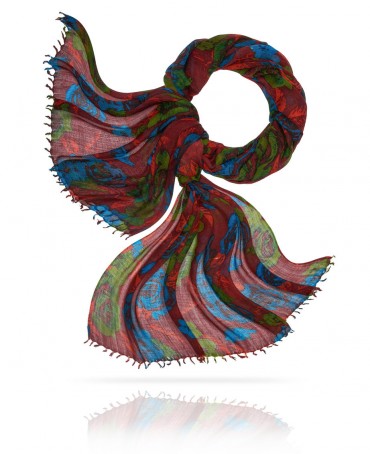 Палантин Женский W40.120-ROSA.AMOUR/DUVIN