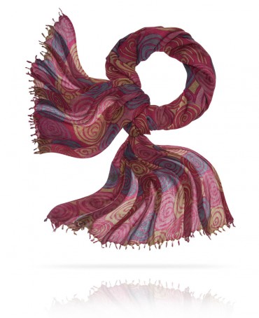 Палантин Женский W40.120-SPIRALE/LILAS