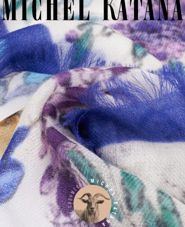 Палантин Унисекс P.CASH40_24-TPC-4/FL.BLEU