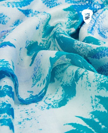 Палантин Женский SN40-FERN/BLUE