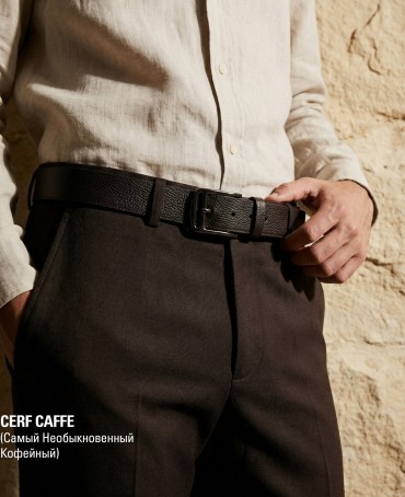 Ремень-Пояс Унисекс MIDE.CERF-35-LNu/CAFFE