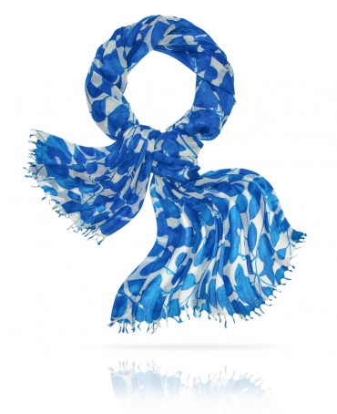 Палантин Женский W40.120-PAIX/BLEU