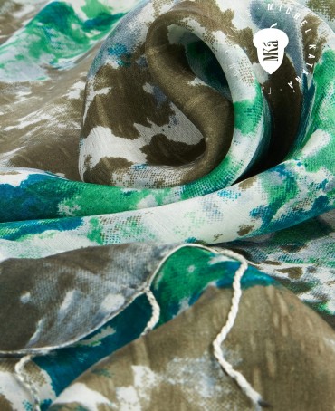 Палантин Женский S30-MAZE/BLUE