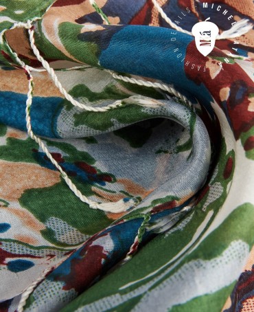 Палантин Женский S30-SUNFLOWER/BROWN