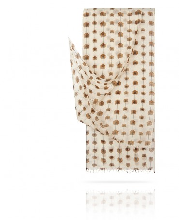 Палантин Женский W40.120-FL.PETITE/BLANC