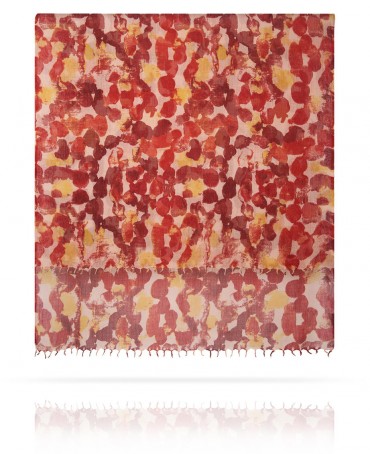 Палантин Женский W40.120-LABITINTHE/ROUGE