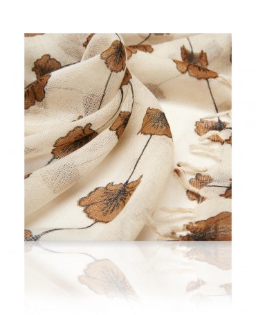 Палантин Женский W40.120-FL.PETITE/BLANC