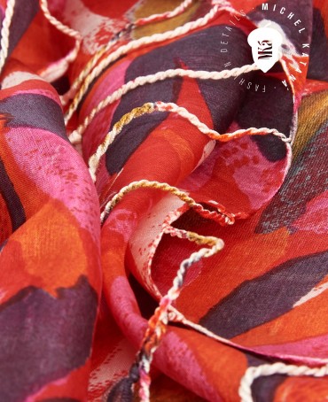 Палантин Женский S30-MONET/PINK