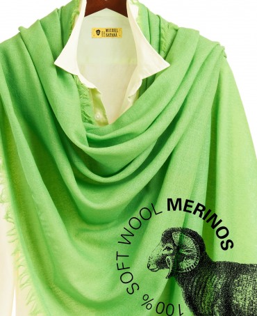 Палантин Унисекс JW100-BERGE/BANANA.GREEN