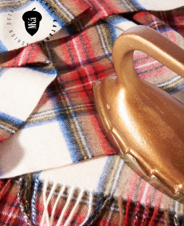 Палантин Унисекс TQ.W220_CHECK/BLANC.RUG