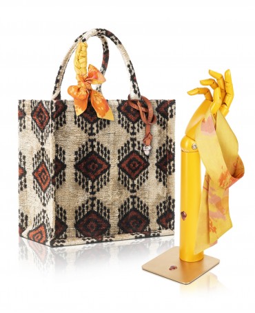 Шелковый (Бахмаль) тоут Moyen (M) OCULI TERAE! (Глаза земли!) OCULI TERAE!/M