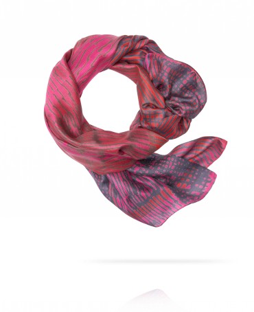 Палантин Женский SN40-GRAPHICALE/FUCHIA