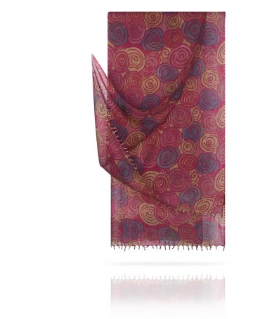 Палантин Женский W40.120-SPIRALE/LILAS