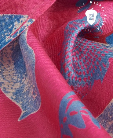 Палантин Женский SN40-BIRDY/PINK