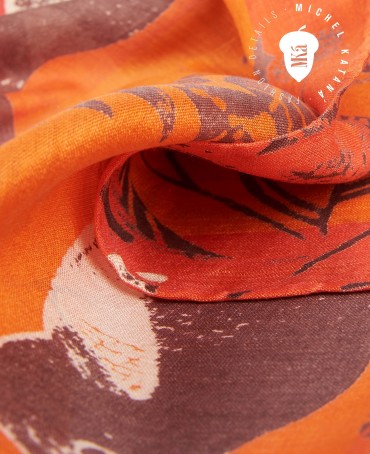 Палантин Женский SN40-BIRDY/CORAL