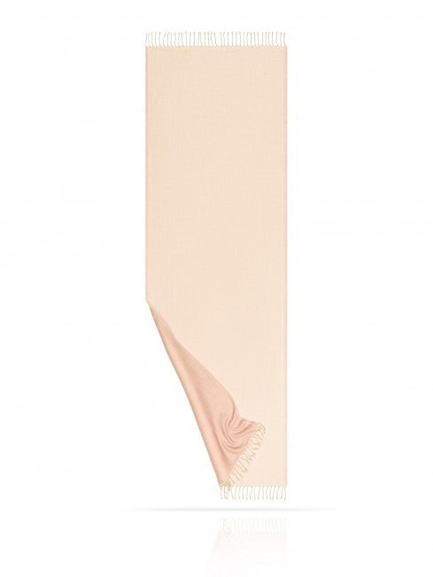 Палантин из двухсторонней объемной шерсти РОЗОВОЕ МОЛОКО W230-PLAID/PINK.NEUTRAL