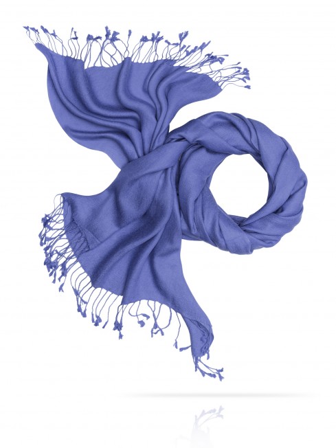 Мягчайший Палантин, кашемир и шелк в тандеме ФЛЕР ДЕ ЛИС CASHSILK-5050/BLEU.ANGLETERE
