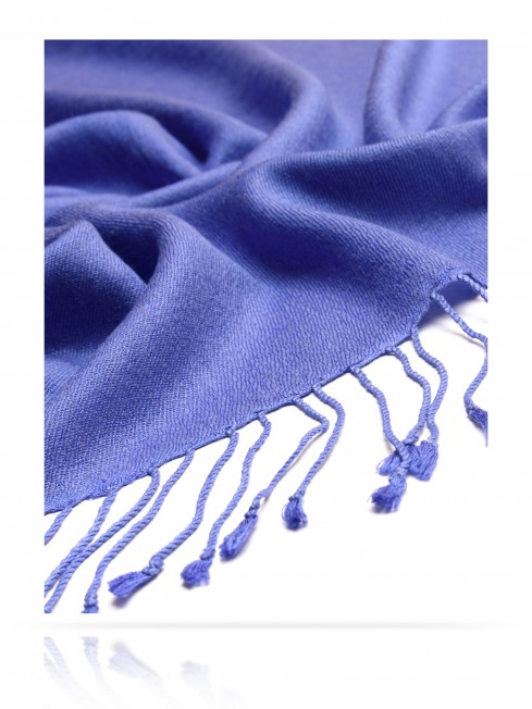Мягчайший Палантин, кашемир и шелк в тандеме ФЛЕР ДЕ ЛИС CASHSILK-5050/BLEU.ANGLETERE