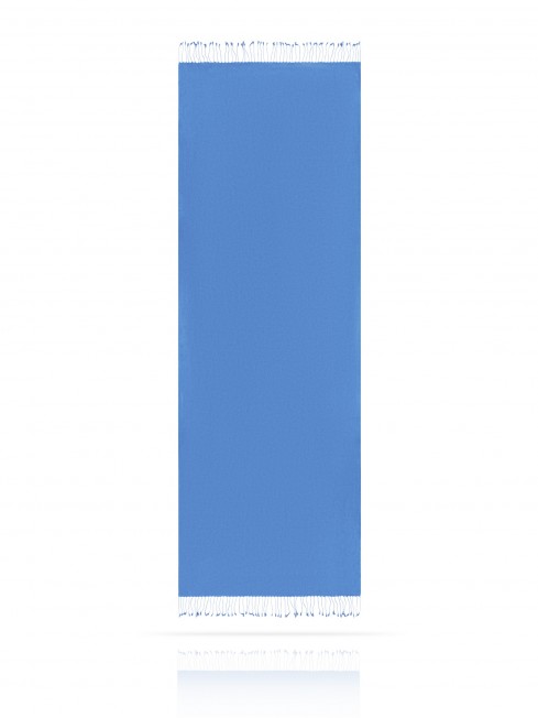 Мягчайший Палантин, кашемир и шелк в тандеме ЛИРИКА ЦВЕТА CASHSILK-5050/BLEU.LOITAIN