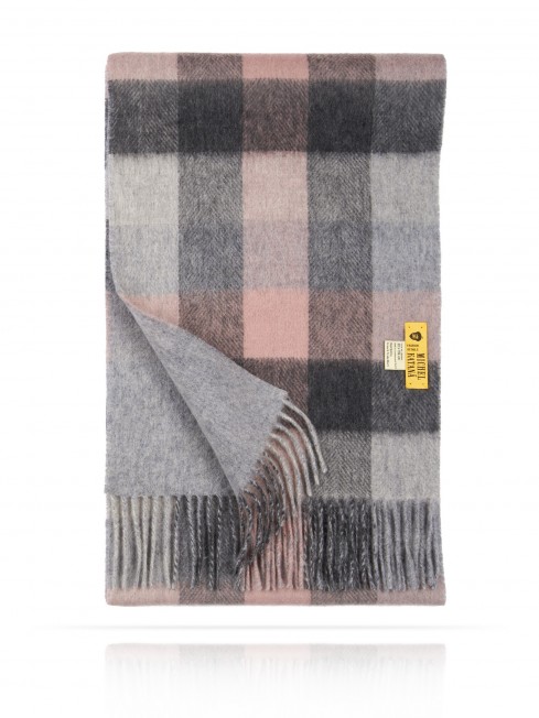 Длиный 2-х СТОРОННИЙ Шарф из мягчайшей шерсти Merinos (Twill) ВДОХНОВИТЕЛЬ F2TQ.W170_GZ-548G/S.ROZAC