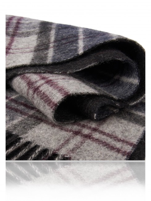Длиный 2-х СТОРОННИЙ Шарф из мягчайшей шерсти Merinos (Twill) БРУН-В-ДЕТАЛЬ F2TQ.W170_GZ-765B/BRUN.LAT