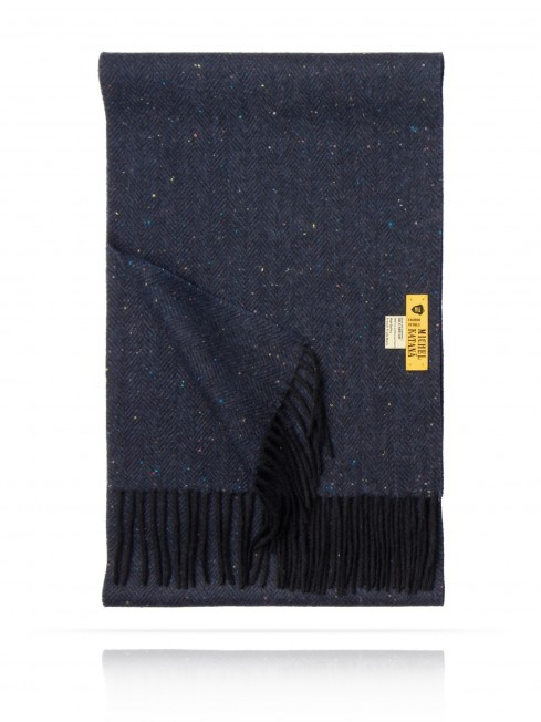 Длиный Шарф из мягчайшей шерсти Merinos (Herringbone) АУРОРА БОРЕА FHs.W120_VL-2271-12/SERA