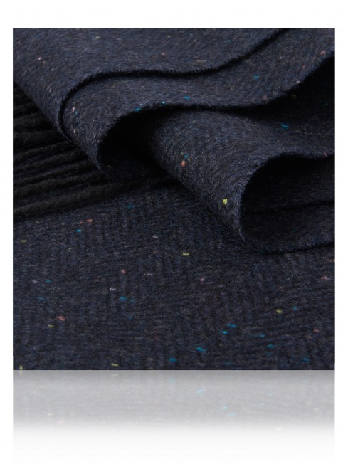 Длиный Шарф из мягчайшей шерсти Merinos (Herringbone) АУРОРА БОРЕА FHs.W120_VL-2271-12/SERA