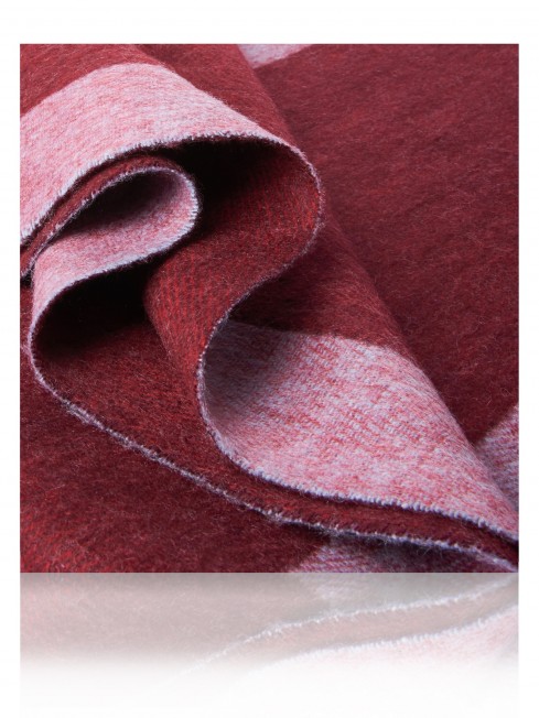 Длиный 2-х СТОРОННИЙ Шарф из мягчайшей шерсти Merinos (Twill) ОМУТ СТРАСТИ FTL.W130_NST-4A/R.ROSU
