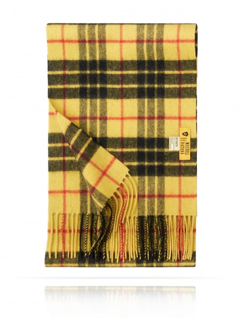 Длиный Шарф из мягчайшей шерсти Merinos (Twill) СОЛНЕЧНЫЙ FTQ.W120_VI-20/YELLOW
