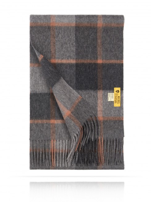 Длиный Шарф из мягчайшей шерсти Merinos (Twill) ВРЕМЯ ГОДА-ВОЛШЕБСТВО FTQ.W130_GZ-655B/GR.NUG