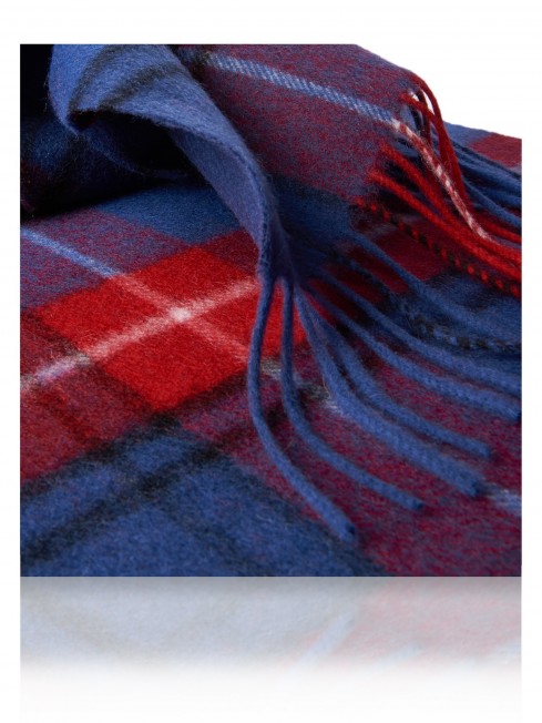 Длиный Шарф из мягчайшей шерсти Merinos (Twill) ПУТЕШЕСТВИЕ ДЕ-НИМЕ - БОРДО FTQ.W130_GZ-656A/GR.BORD